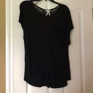 Candies black pocket tee